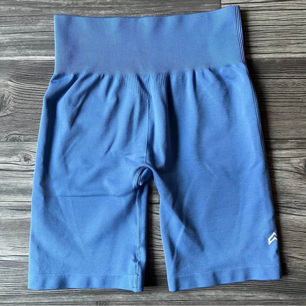 Oner Active Blue High-Waisted Biker Shorts - Picture 2 of 2